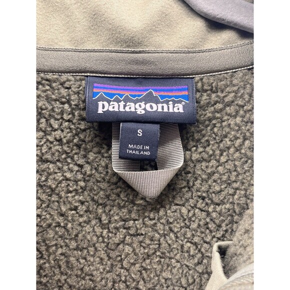 Patagonia Men's Small Better Sweater 1/4 Zip Pullover 25523 Green Gorpcore - Picture 3 of 9